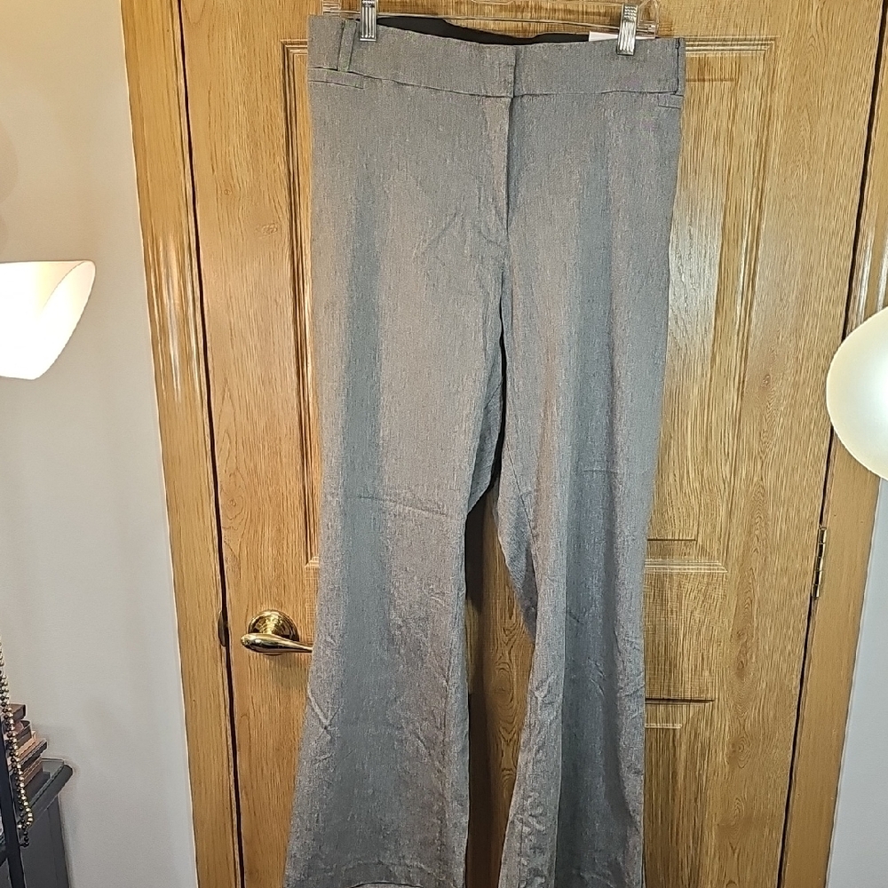 Lane Bryant Gray Flare Pants